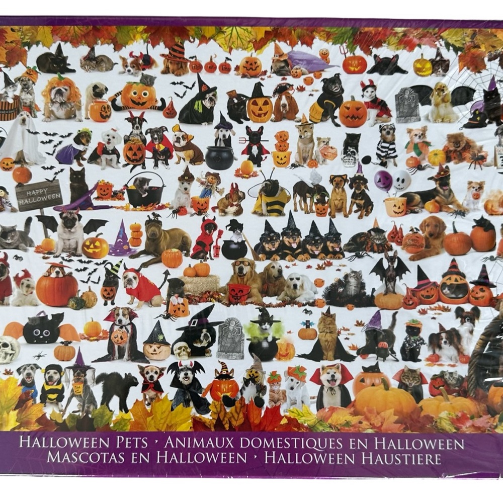 NWT Halloween Pets Puzzle - 1000 Pieces